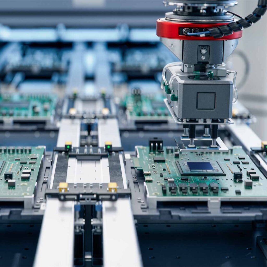 Circuit board in production line